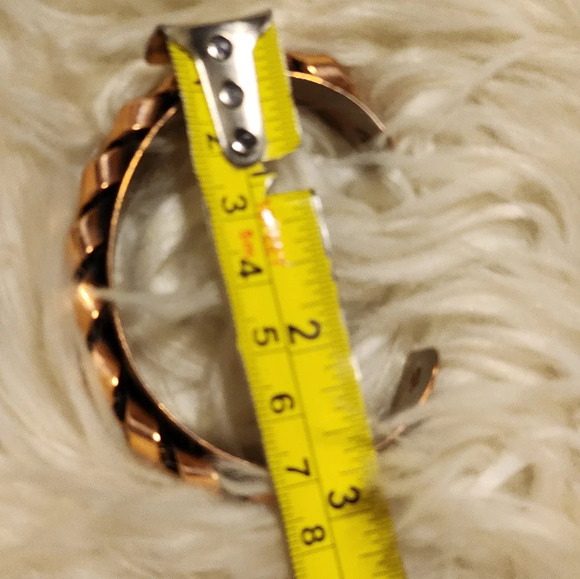 Renoir Ribbon‎ curl copper bracelet - Picture 3 of 8